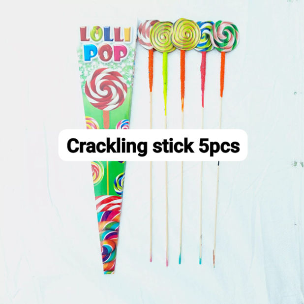 Lollipop Crackling Stick (5 Pcs)