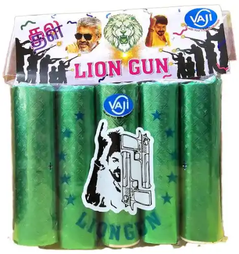 6' Lion Gun Crackers